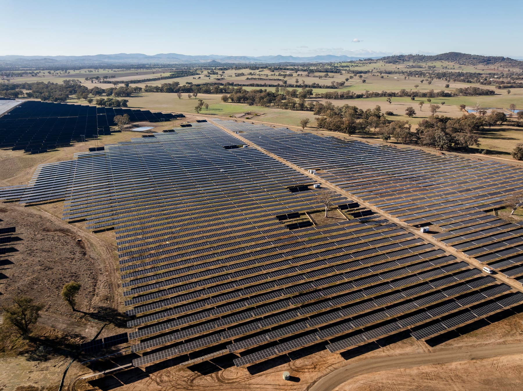 Aerial construction progress photograph showing a Sydney commercial project site