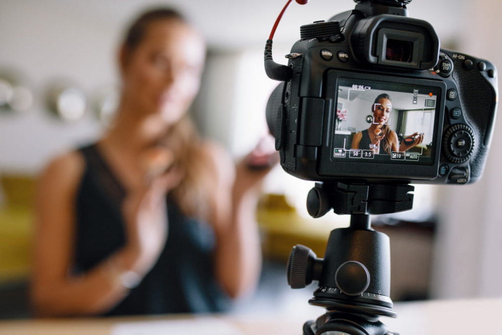 Business video production setup for a Sydney company interview and brand story
